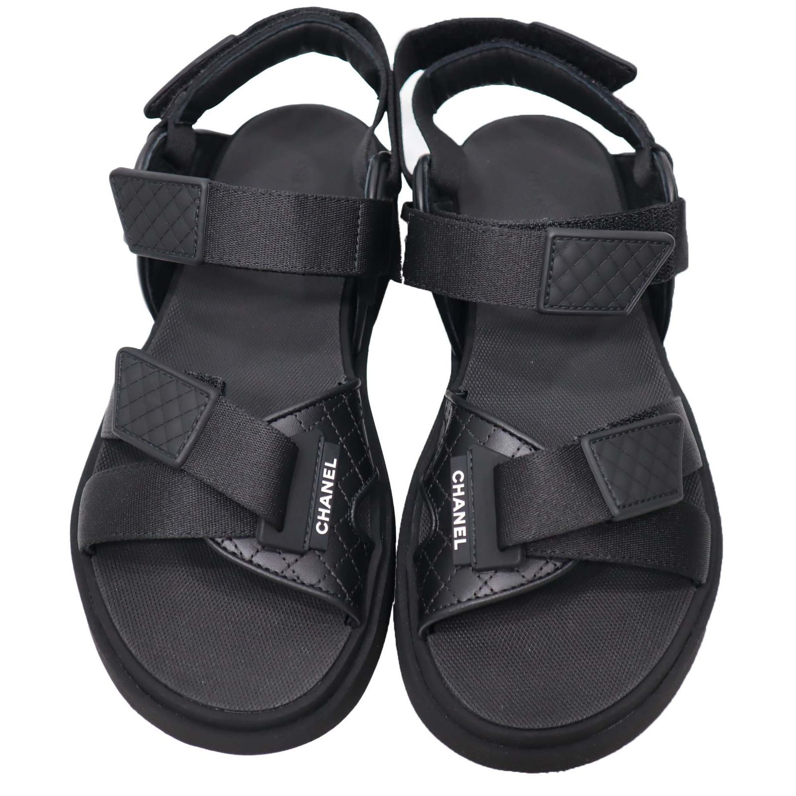 CHANEL シャネル サンダル CHANEL シャネル サンダル 23A G45083 39 24.5cm マトラッセ