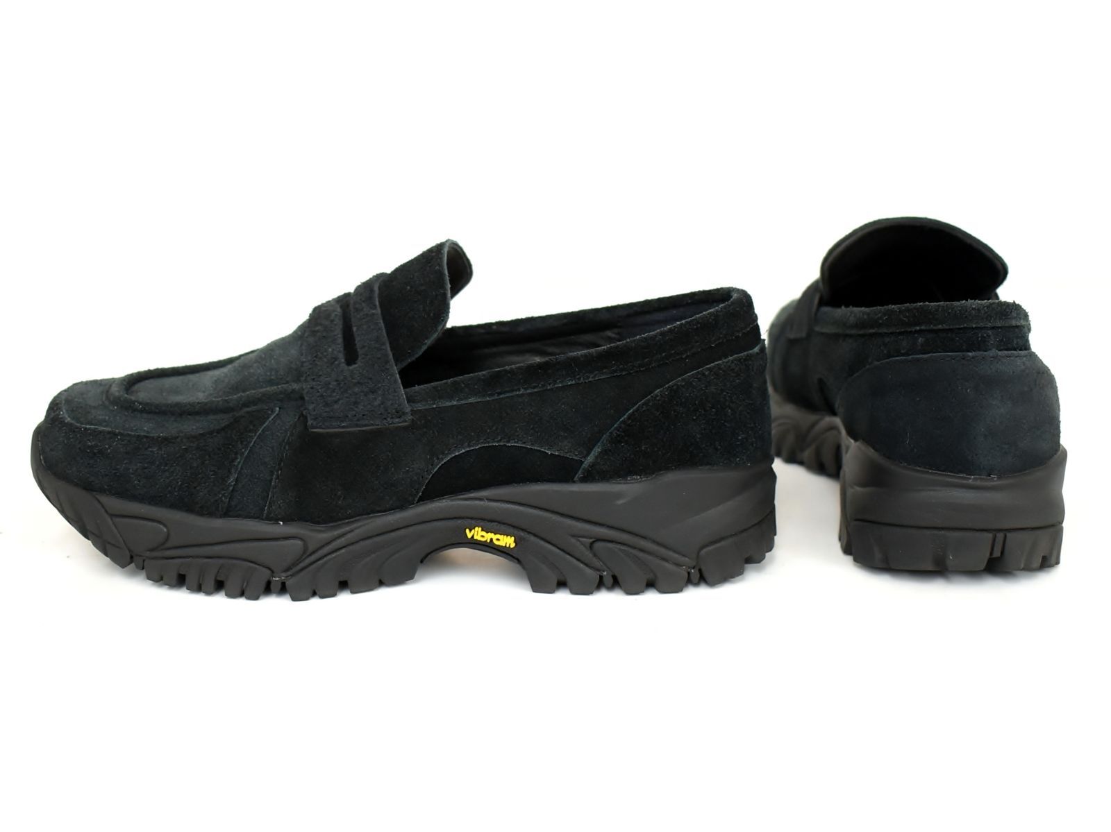 VIBRAM×OPENING ACT リアルレザースウェードローファースニーカー VIBRAM×OPENING ACT リアルレザースウェードローファー