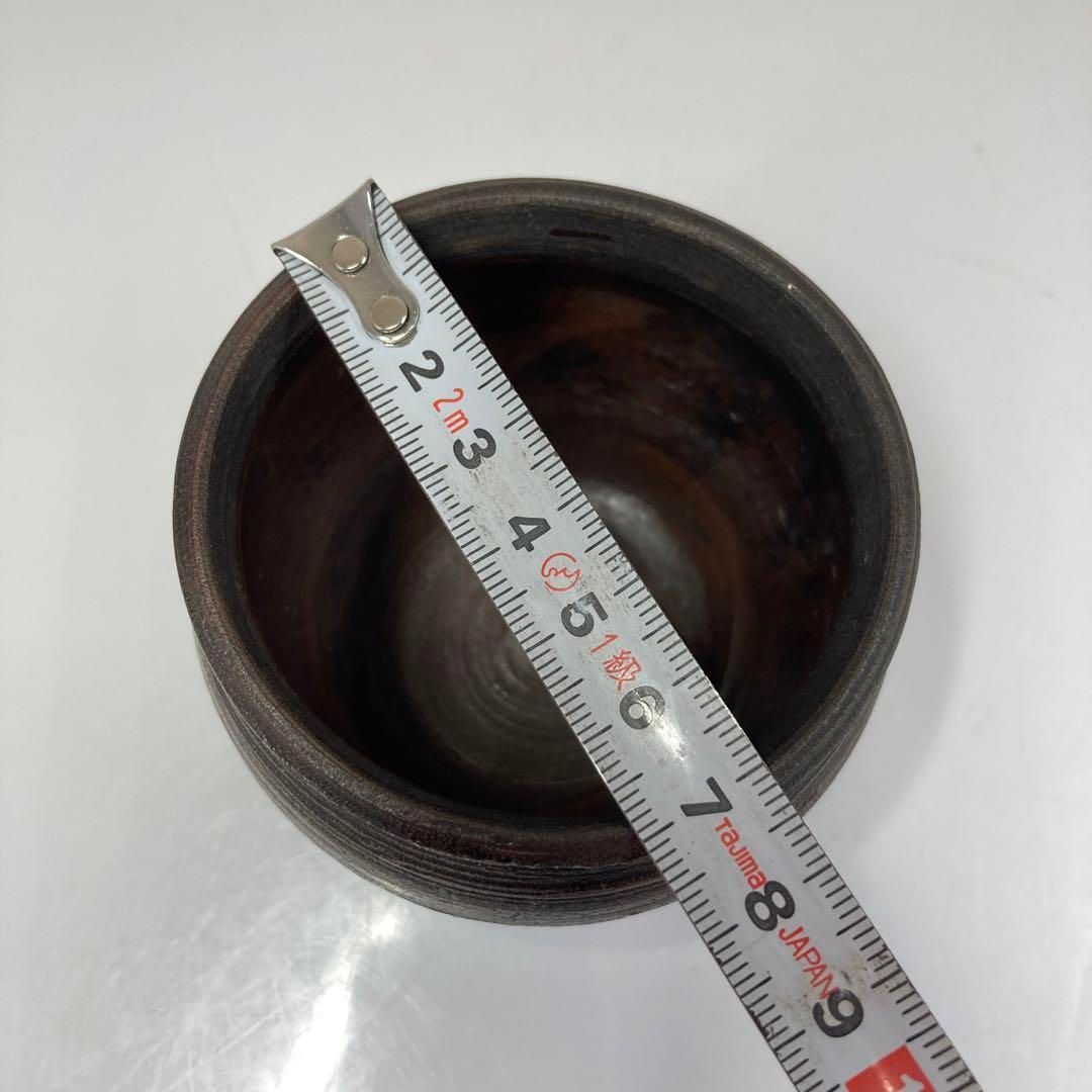 古越前 お歯黒壺 木箱付 口径7.3㎝ 東Y5-0718④ - メルカリ