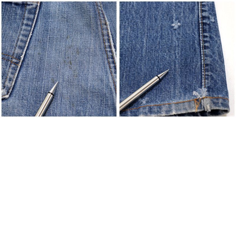70s USA製 vintage Levi's 66前期 ボタン裏16 517 デニムパンツ メンズ