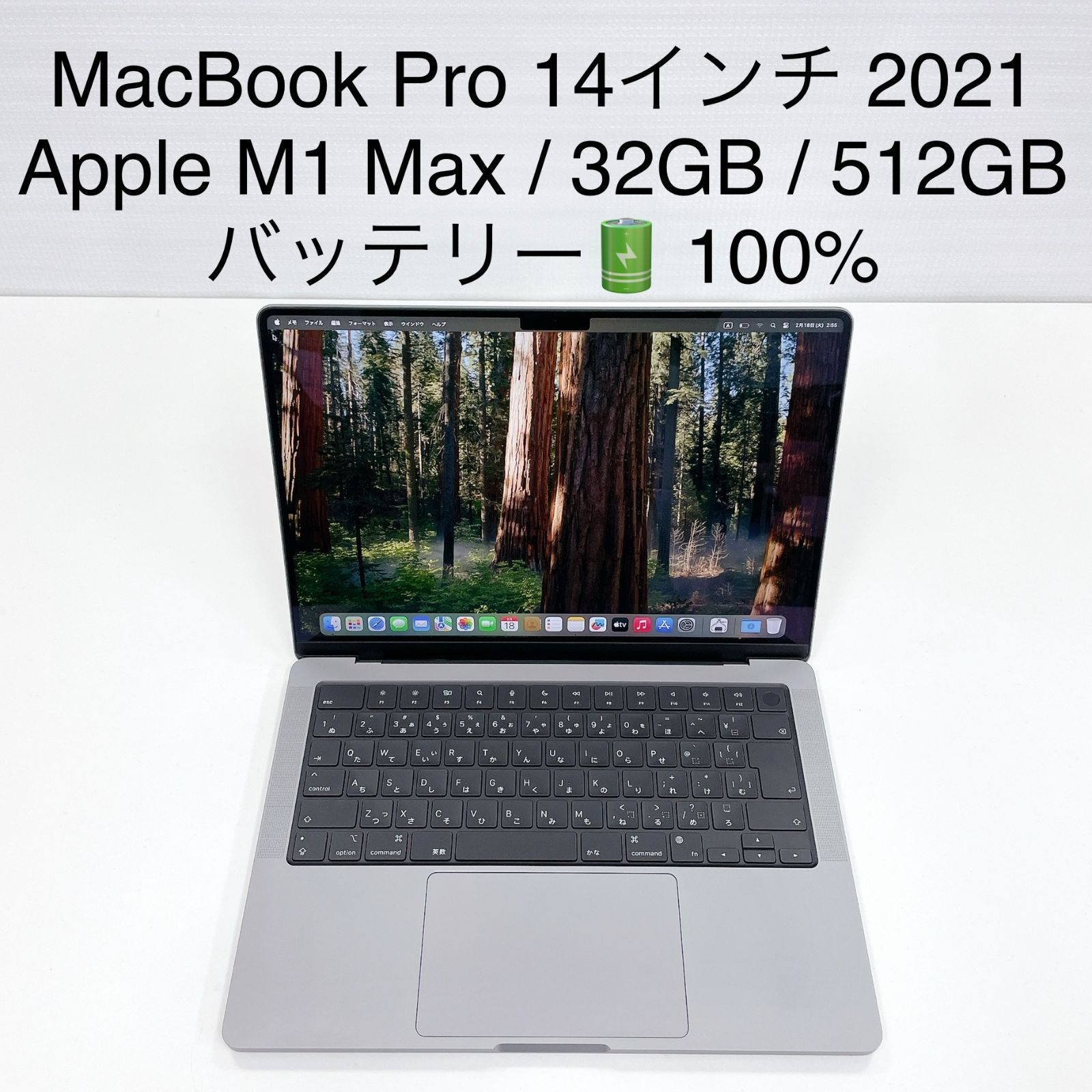 MacBook Pro 14インチ 2021 / Apple M1 Max / 32GB / 512GB