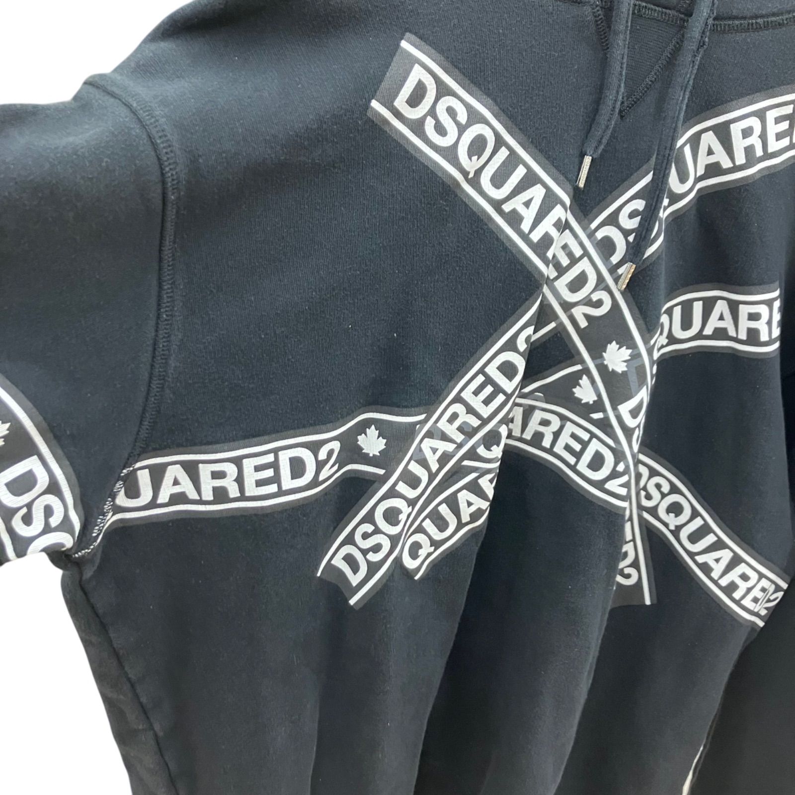 199990 DSQUARED2 ディースクエアード テープロゴ トレーナー 199990 DSQUARED2 ディースクエアード テープロゴ トレーナー