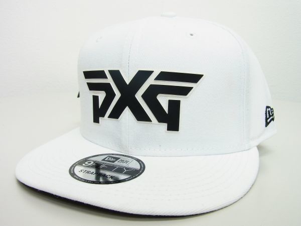 PXG NEW ERA 9FIFTYPXGロゴストラップバックキャップOSFM白 - Mark&CO