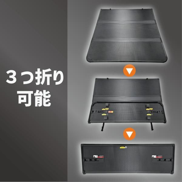 APJ 三菱 トライトン GLS LC2T ソフト トノカバー 折りたたみ式 荷台 トラック 荷台カバー ブラック オフロード ピックアップ