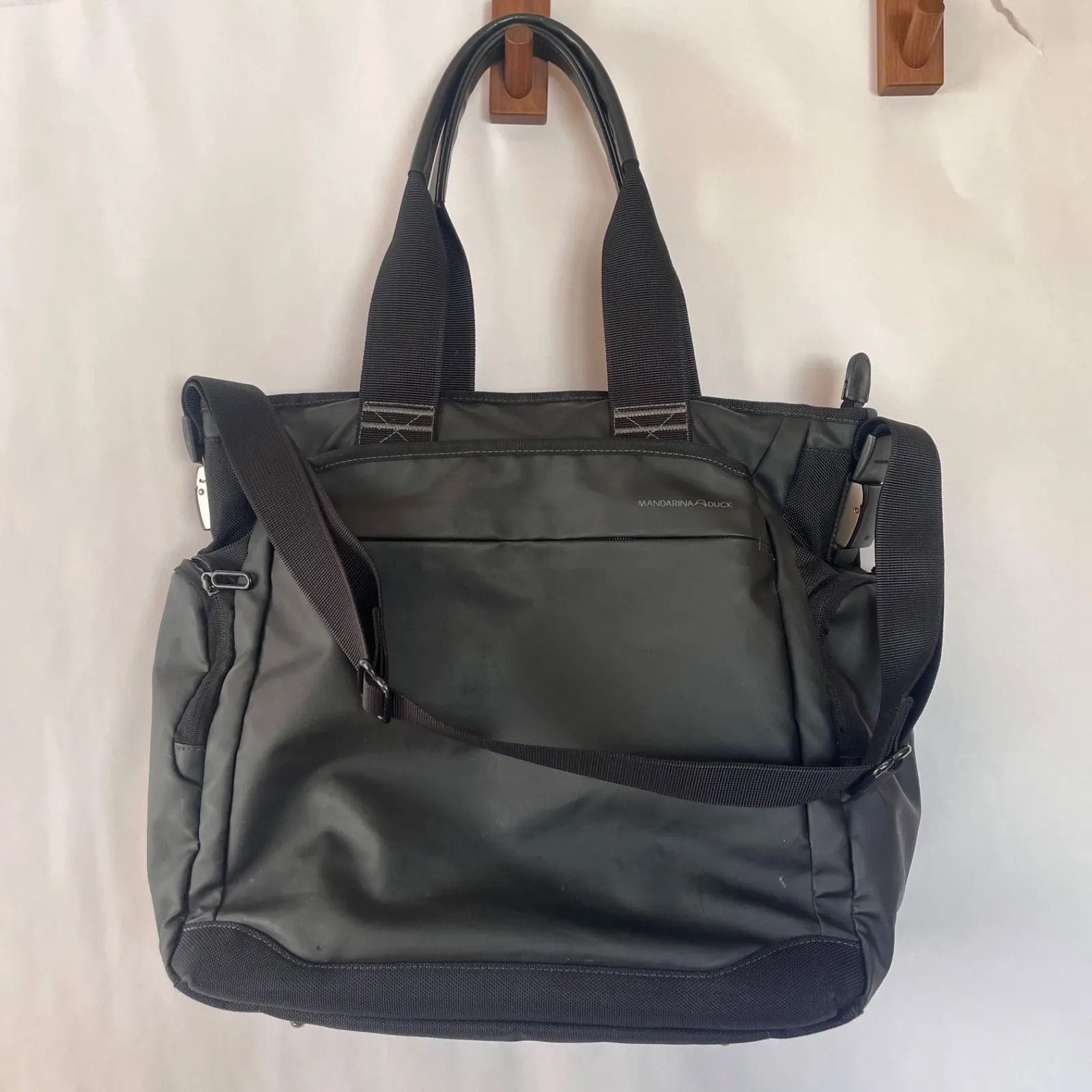 美品】マンダリナダック エース ACE コラボ MANDARINA DUCK トート 