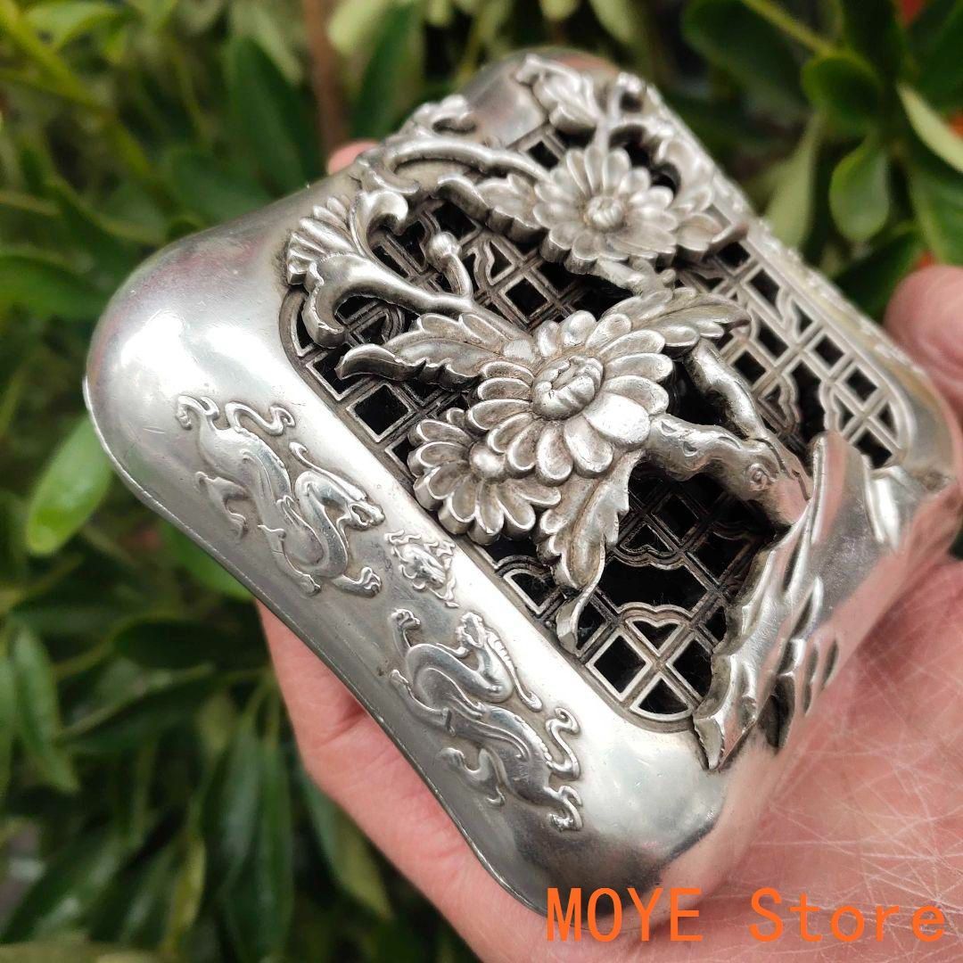 銅 細工 菊皿香炉 焼香香炉 香道具 茶道具 装飾品 工芸品 美術品