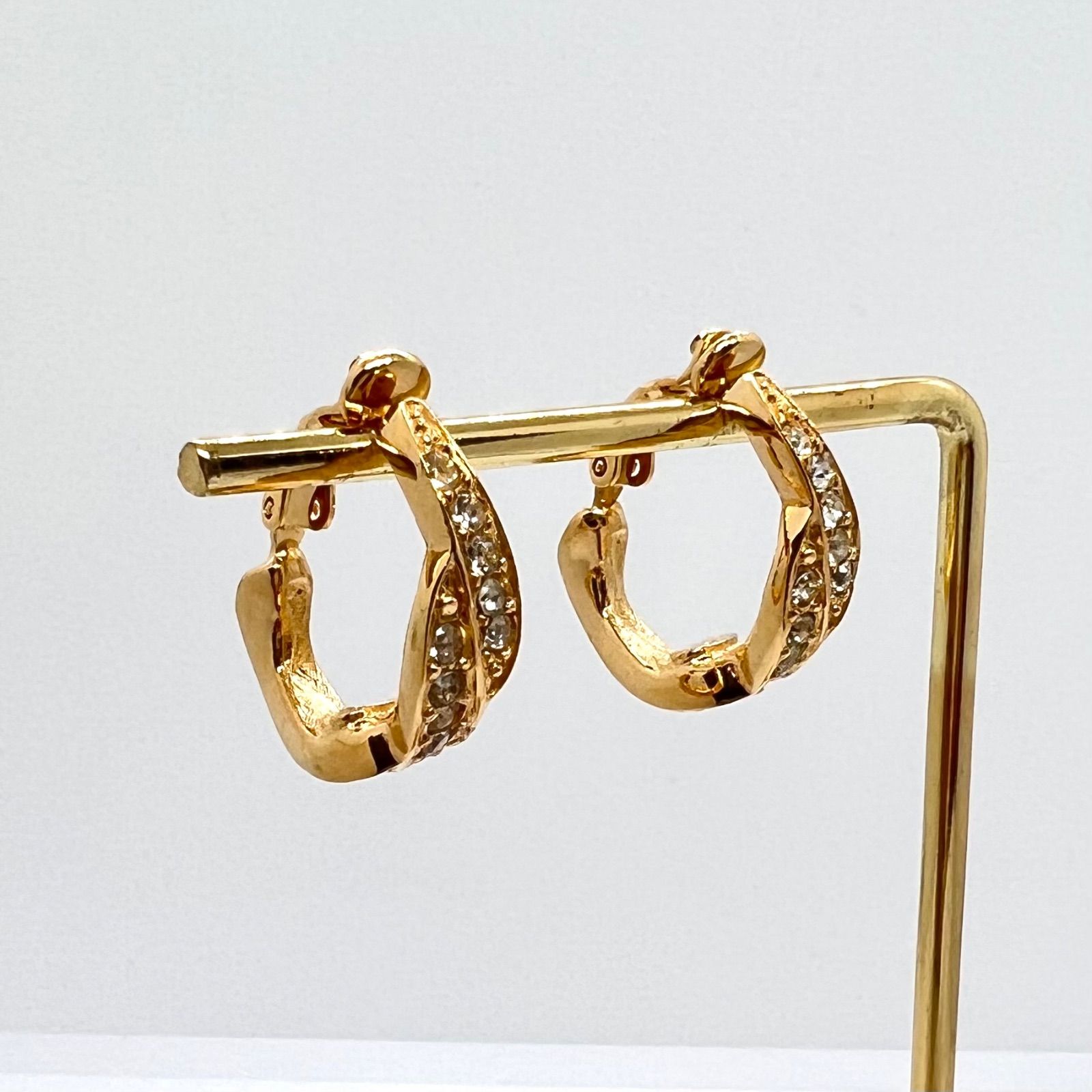 ジバンシー　ヴィンテージ　ゴールド色　イヤリング　ネックレス セット 極美品☆ GIVENCHY ジバンシー ネックレス ブレスレット