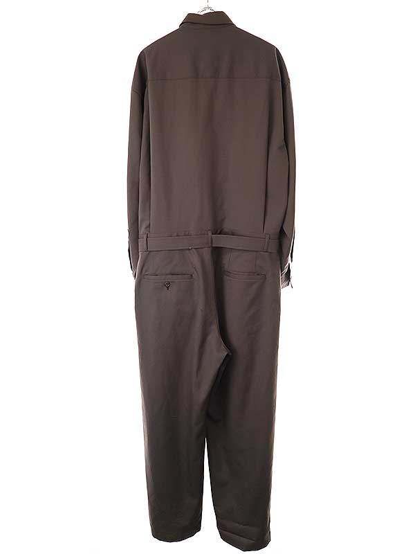 stein シュタイン 21AW OVERSIZED JUMP SUIT ウールギャバジンジャンプ