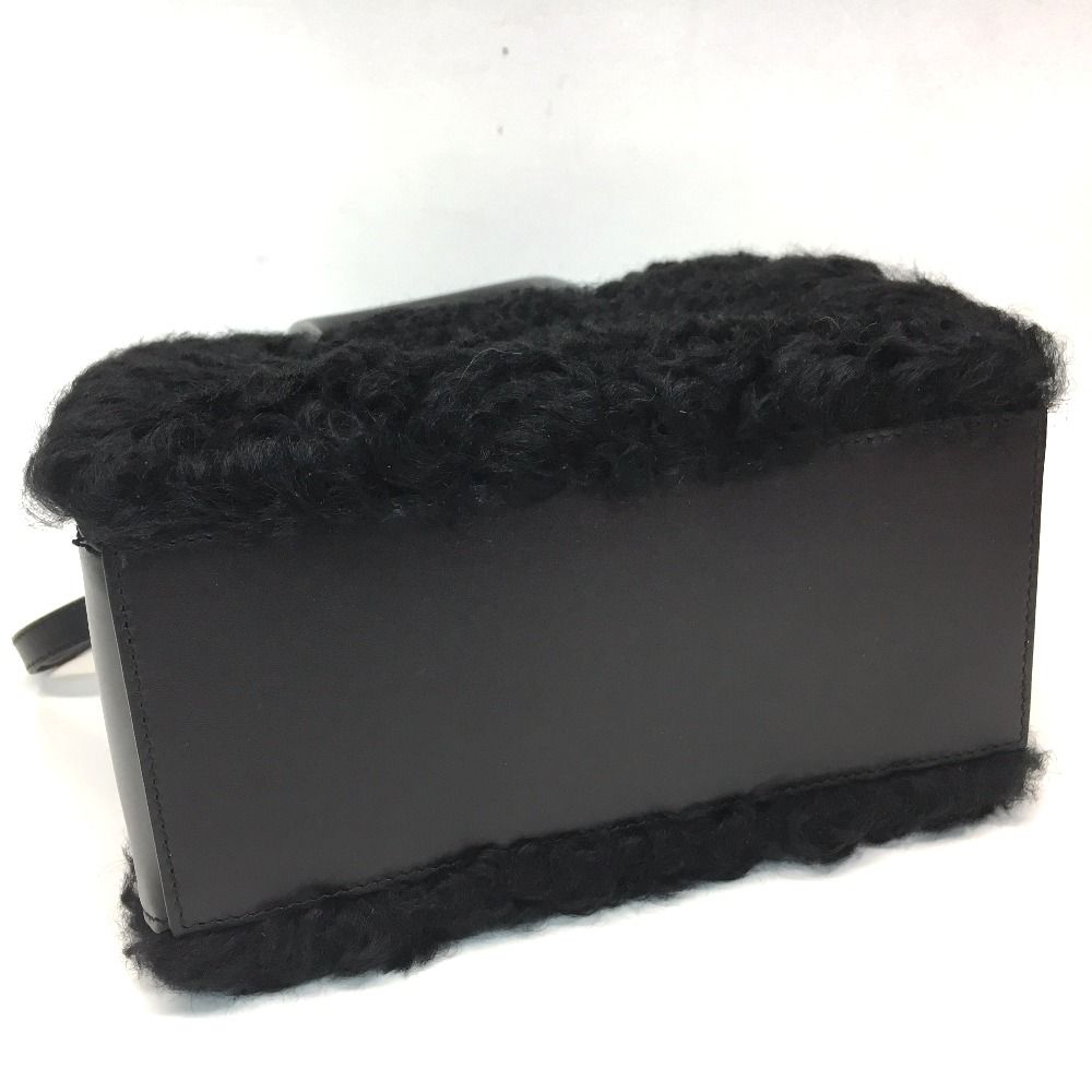 美品 バレンシアガ 347237 パドロックヌード ミニ ムートン バレンシアガ 347237 パドロックヌード ミニ 2WAY ムートン