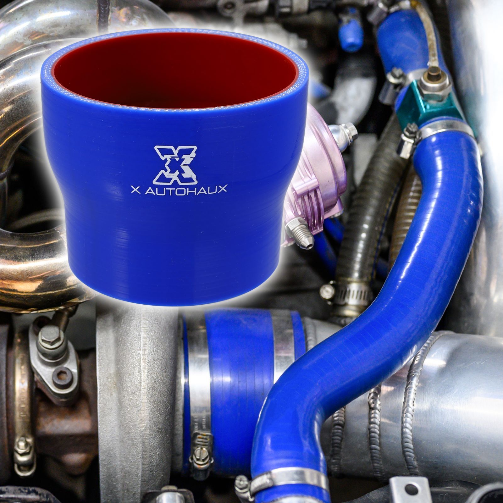 X AUTOHAUX シリコンホース インタークーラーシリコンホース 異径 