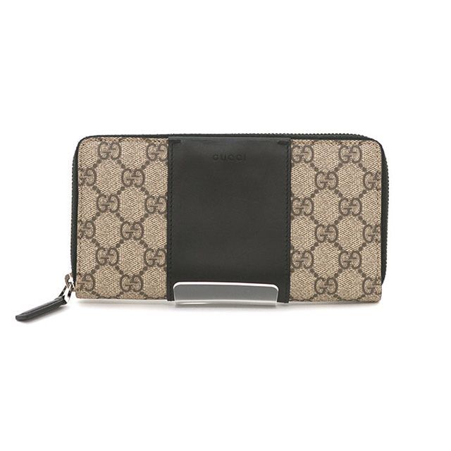 中古良品】グッチ GUCCI 長財布 GGスプリーム ラウンド