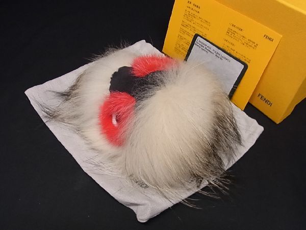 □極美品□ FENDI フェンディ バッグバグズ モンスター フォックス