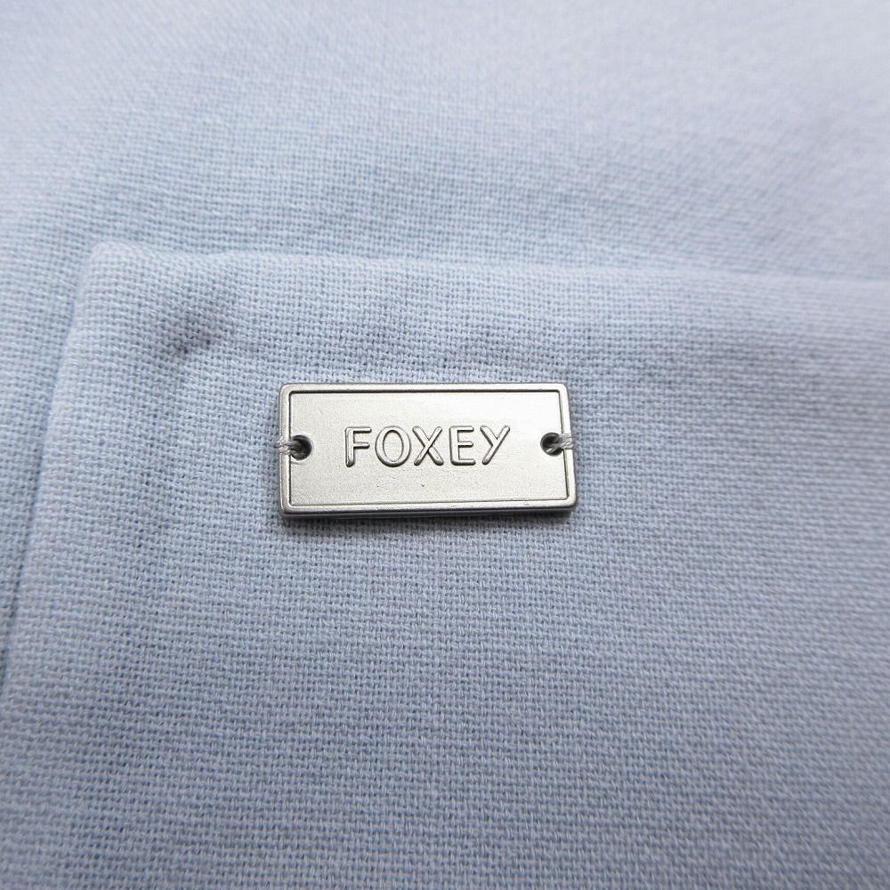 現行 定価19万 FOXEY 42666 コート GRAZ ベビーブルー 38 FOXEY - 現行 定価19万 FOXEY 42666 コート GRAZ ベビーブルー