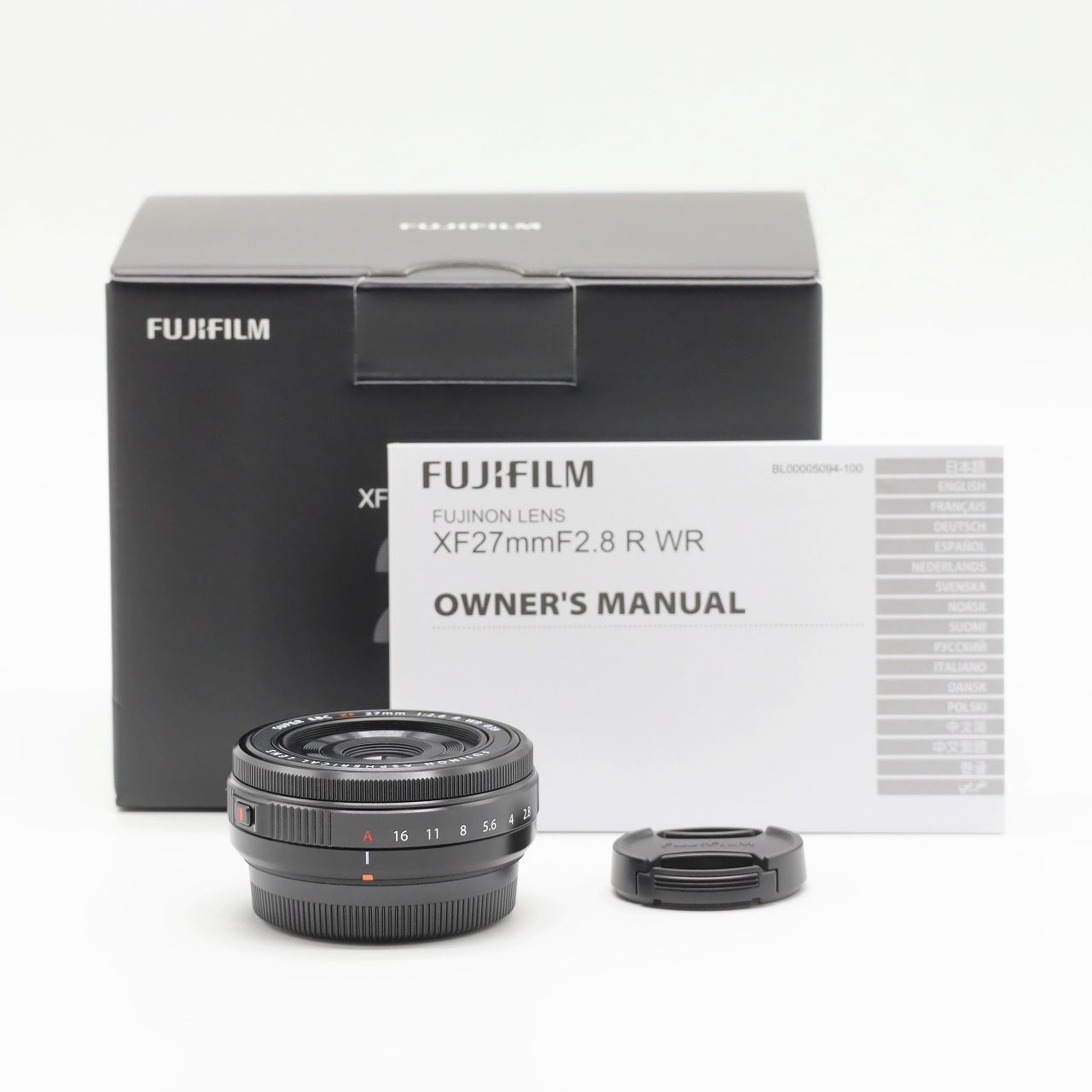 【中古】FUJIFILM XF27mm F2.8 R WR パンケーキ 単焦点 中古】FUJIFILM XF27mm F2.8 R WR パンケーキ 単焦点
