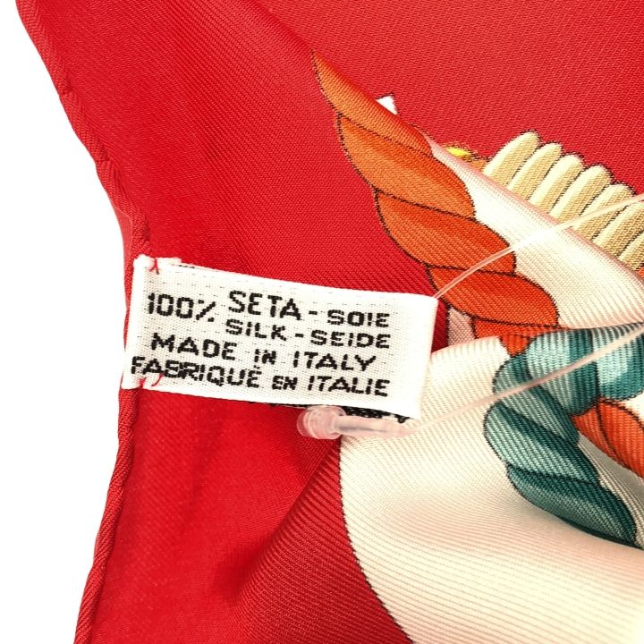 専用　【新品・CELINE】 シルクスカーフ 飛行機・気球デザイン ヴィンテージ セリーヌ 大判スカーフ ストール 絹 シルク 気球 飛行機 総柄 ロゴ