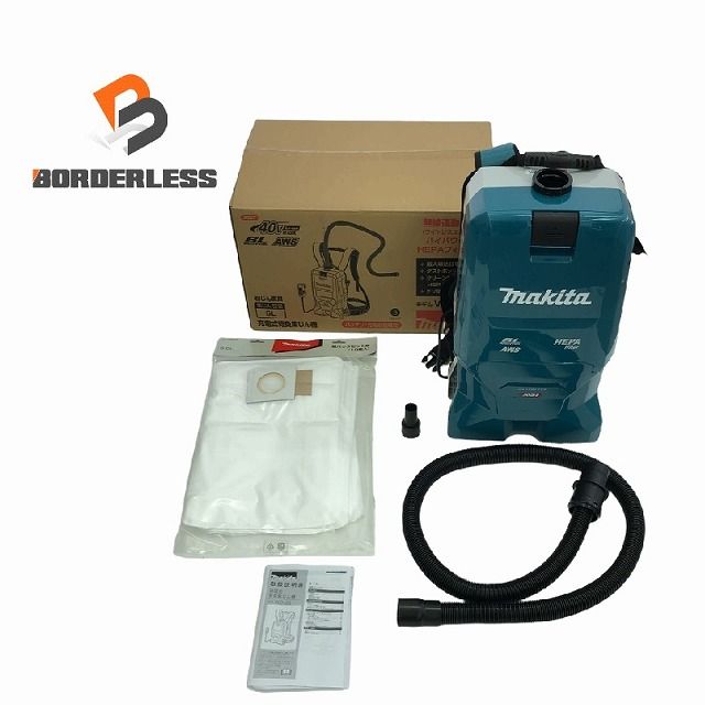 makita マキタ 40VMAX 充電式背負集じん機 VC012GZ 本体のみ 粉じん 集塵6L 掃除機 クリーナー 集塵機 107758