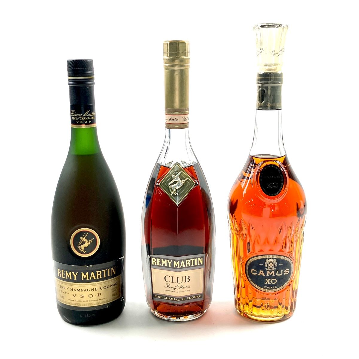 3本 ヘネシー カミュ ミュコー コニャック 700ml ブランデー セット