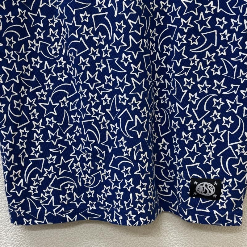 STUSSY ステューシー ポロシャツ 半袖 スター 星柄 総柄