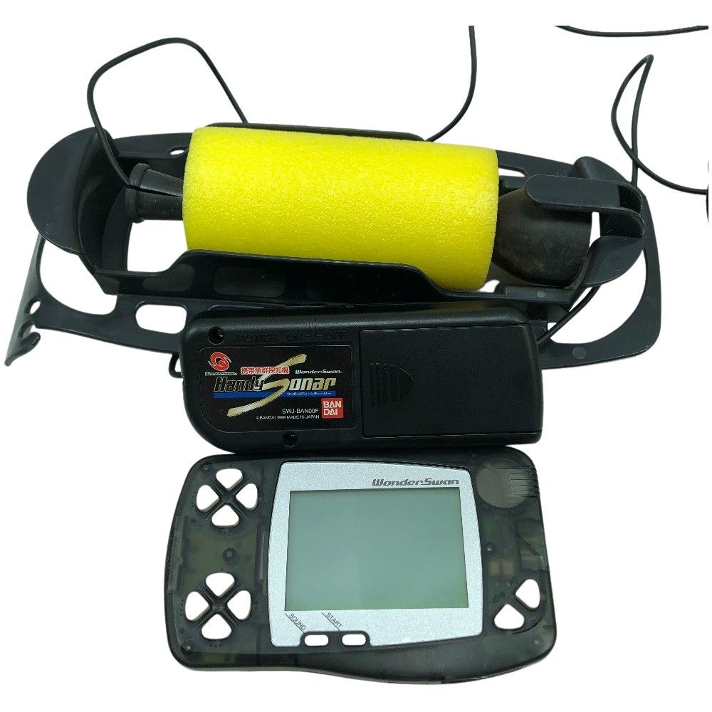 ΣΣBANDAI バンダイ ワンダースワンハンディーソナー 携帯魚群探知機 ワンダースワン本体セット