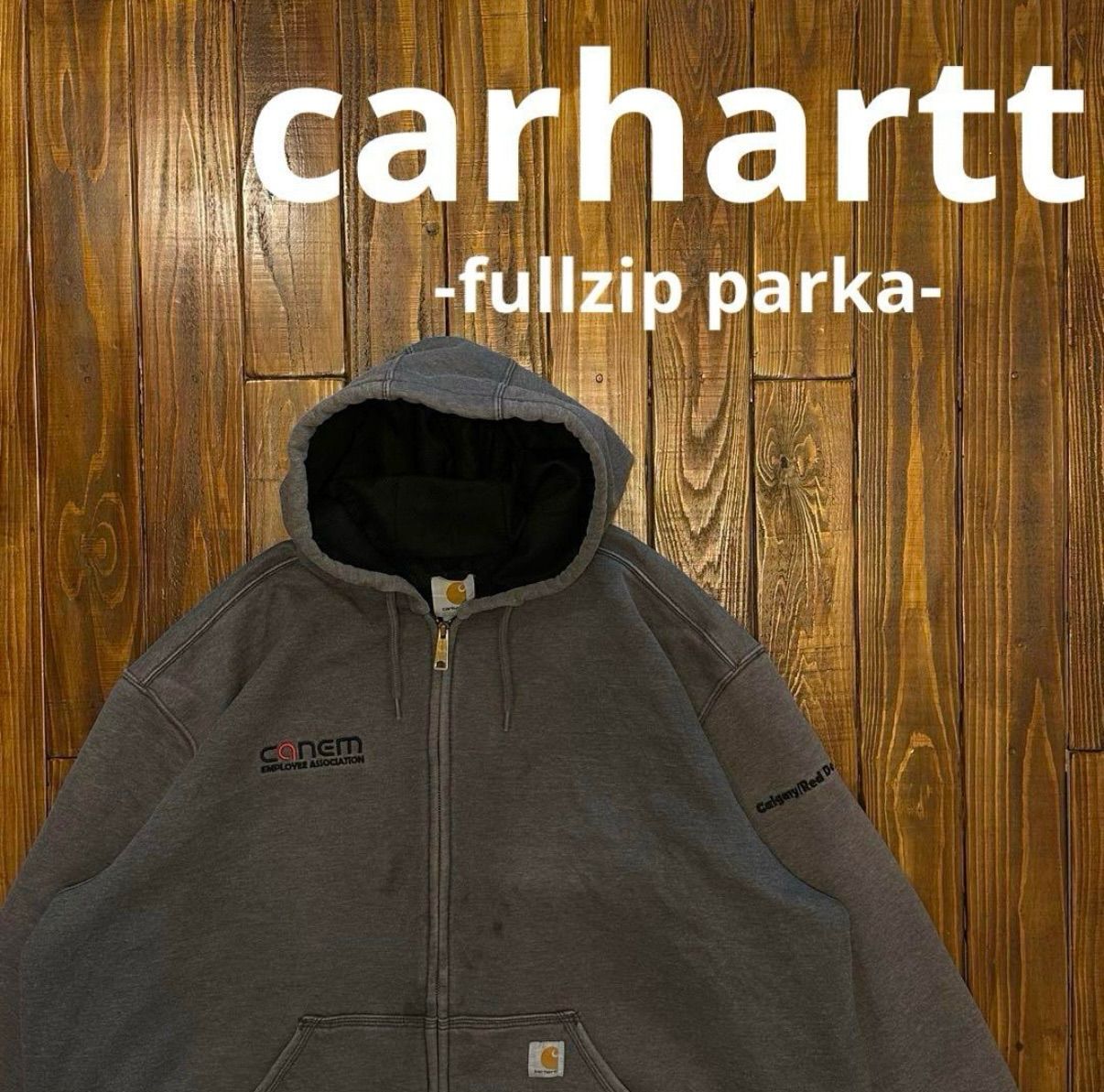 carhartt カーハート ヘビーウェイトフルジップパーカー 企業系