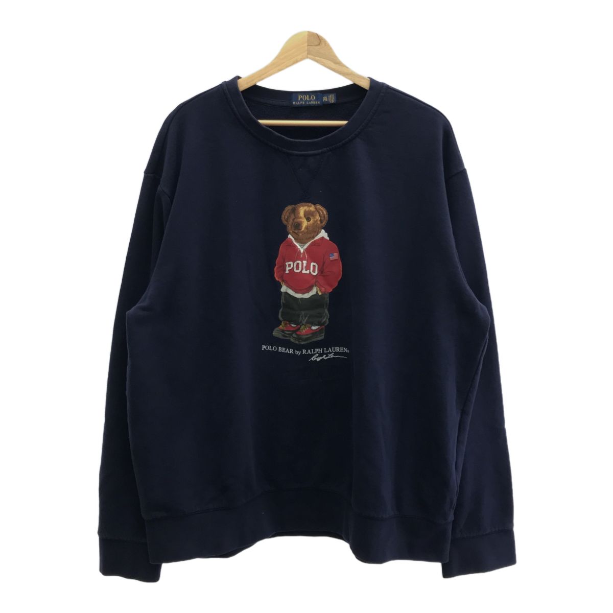 POLO RALPH LAUREN ポロラルフローレン サイズXXL ポロベア クルーネックスウェット 710688020001 トレーナー 熊 クマ