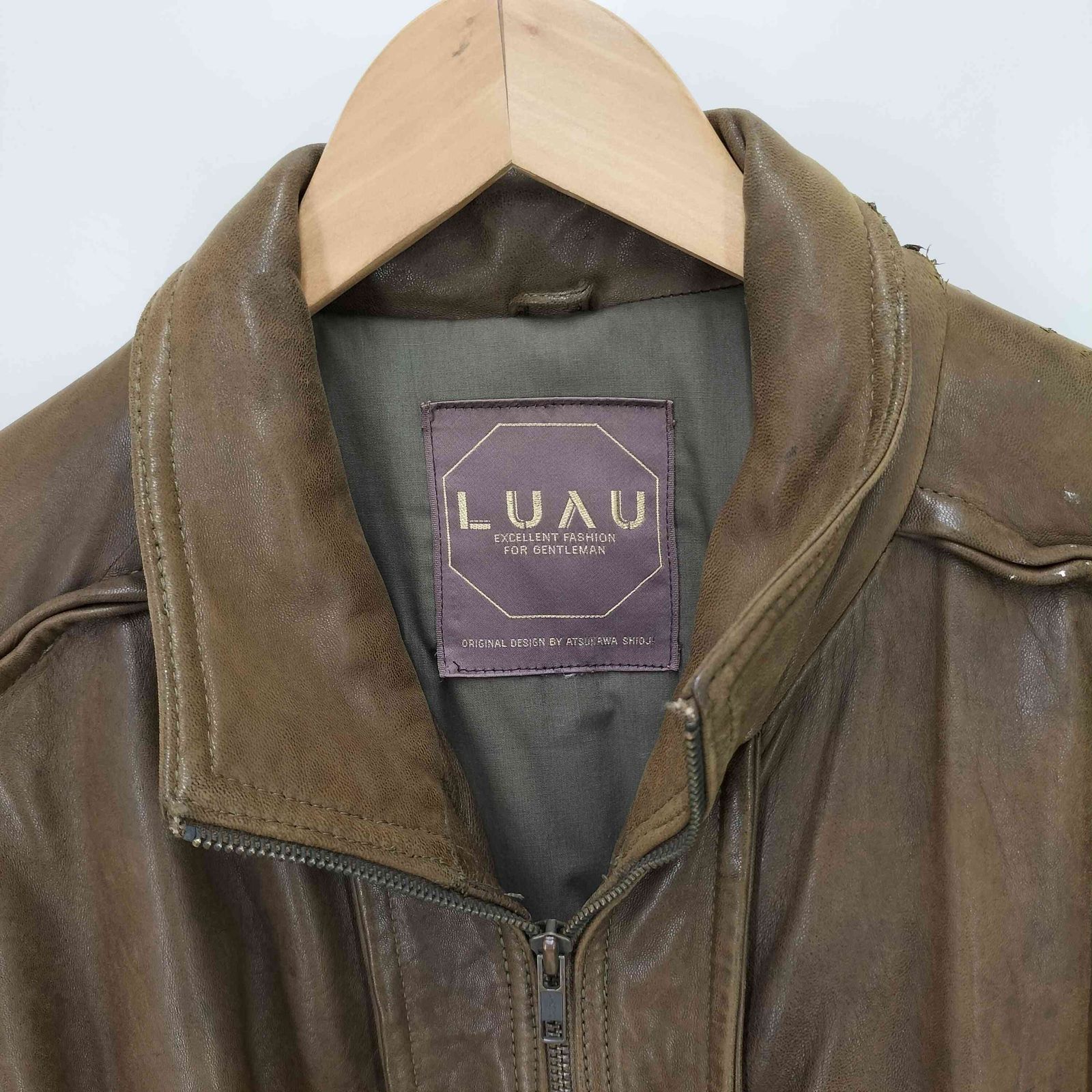 レザーボンバージャケット 90s メンズ ぷ*ん様 90s Vintage レザー