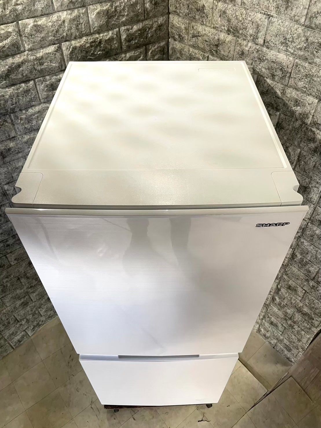 全国送料無料☆3か月保障付き☆冷蔵庫☆2021年☆シャープ☆SJ-D15G-W  