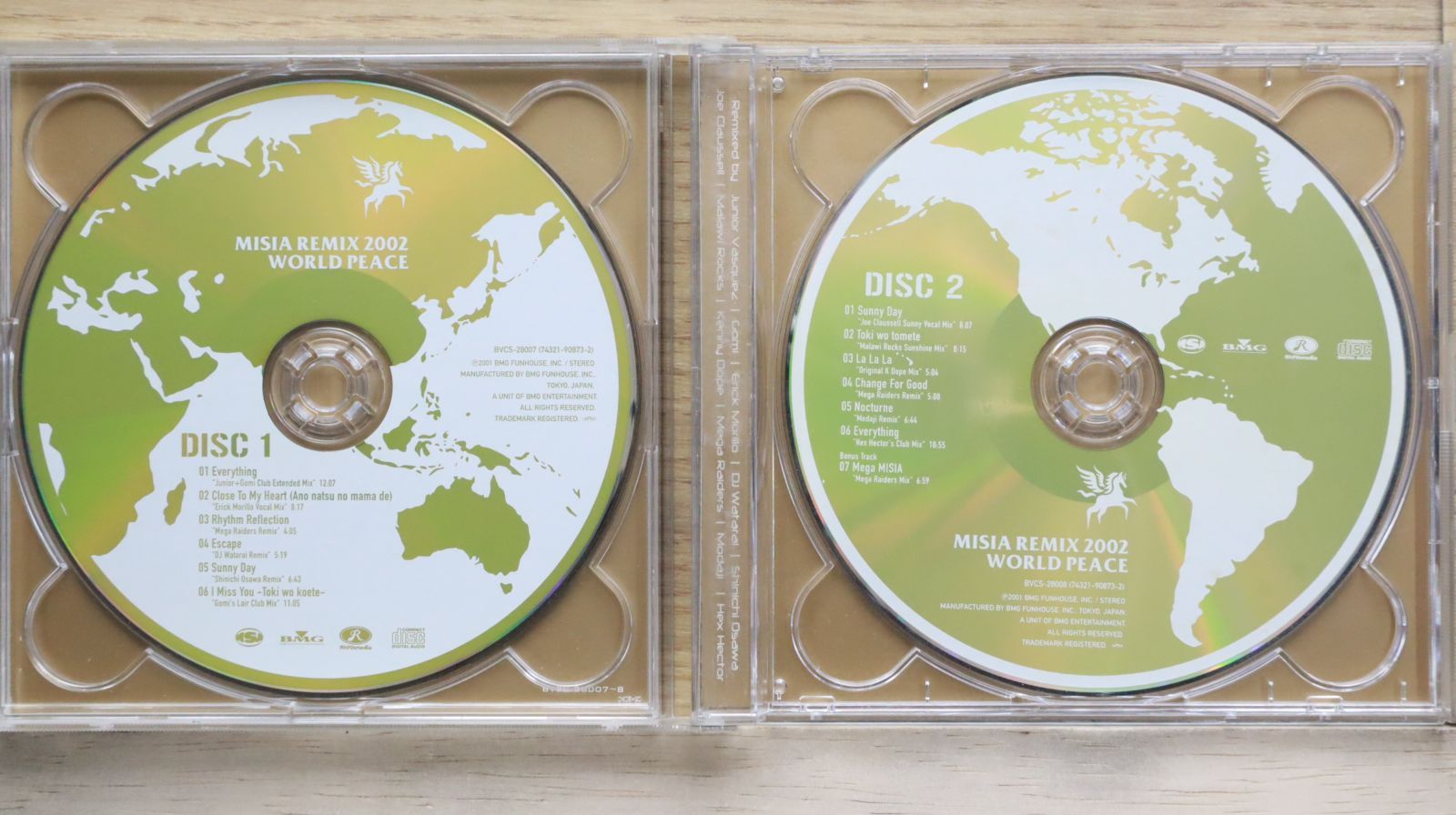 国内盤CD☆ミーシャ/MISIA□ REMIX 2002 WORLD PEACE