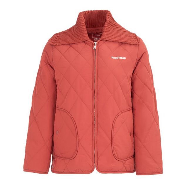 【送料無料】 ファイヤートラップ レディース ジャケット・ブルゾン アウター Quilted Womens Jacket Red