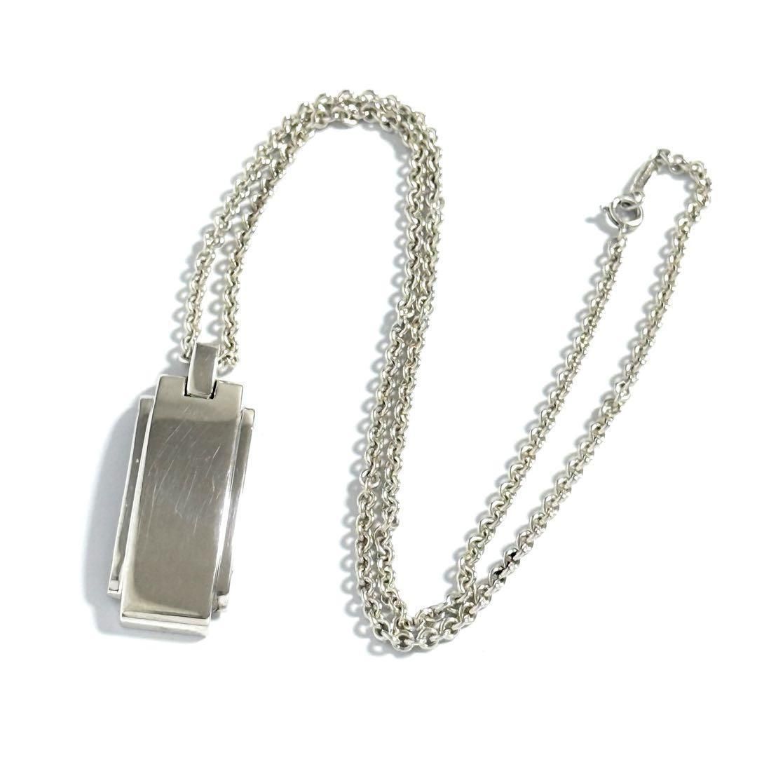 メンズ／Tiffany & Co. 925　シルバー プレート型ネックレス TIFFANY&Co.（ティファニー） ［飯能本店］TIFFANY&Co. SV925 ロゴ
