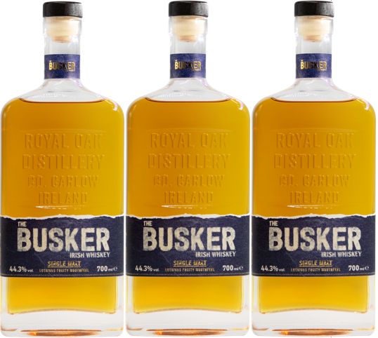 BUSKER アイリッシュウイスキー 3本セット　送料込　メルカリ便　匿名発送 バスカーウイスキー 3本セット販売 新品未開封品 - メルカリ