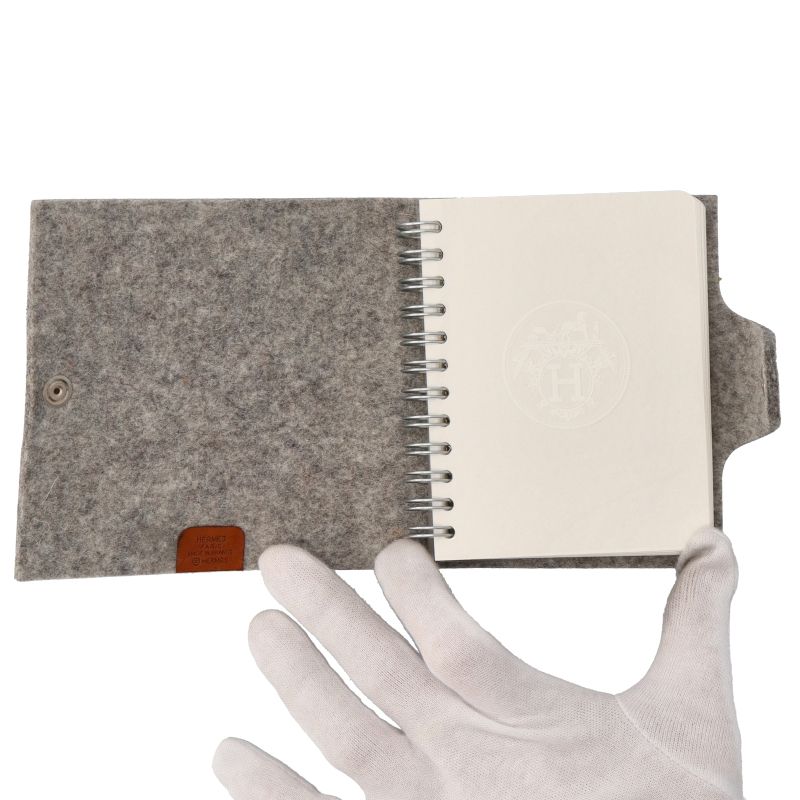  エルメス ユリスミニ フェルト レディース グレー その他 文房具 事務用品