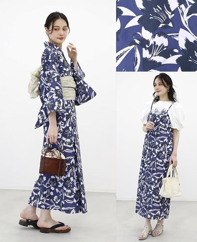 |大人ワンピース浴衣 大人