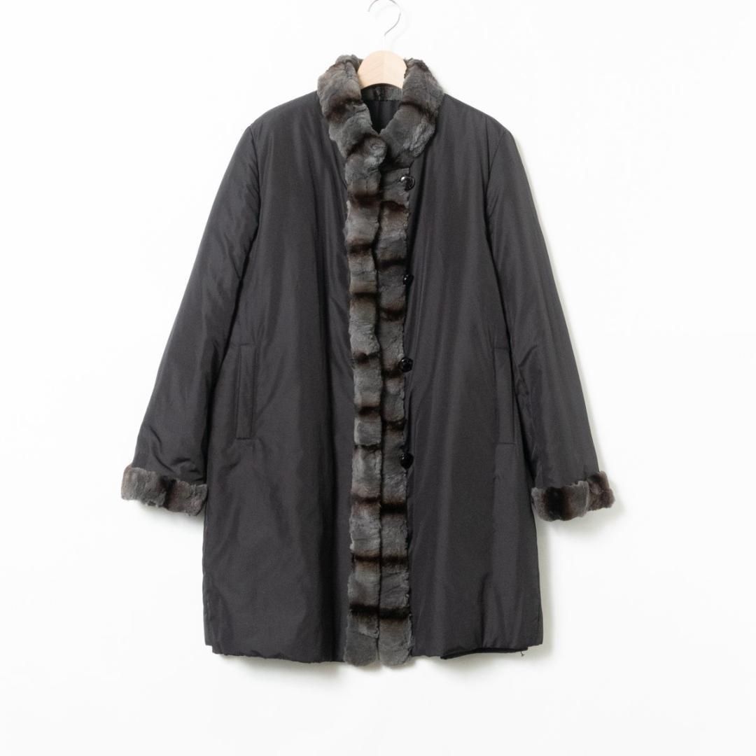 バルマン リバーシブルコート BALMAIN バルマン シルク100％ 2WAY リバーシブル ロングコート - メルカリ