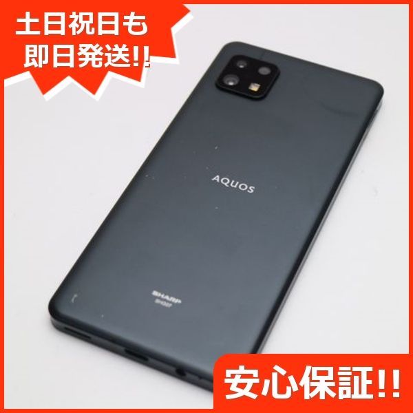 超美品 AQUOS sense6s SHG07 ブラック スマホ 白ロム  土日祝発送OK 05000