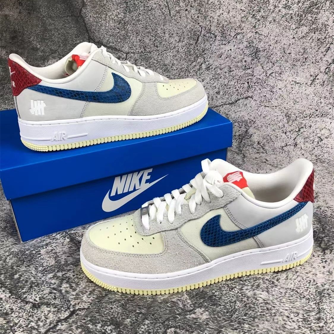 UNDEFEATED × NIKE AIR FORCE 1 LOW WHITE アンディフィーテッド 