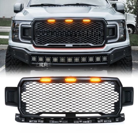フォード F150 グリル ラプター仕様 LEDライト付き フロントグリル 2018-2020