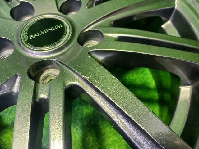 バルミナ ﾉｱ ｳﾞｫｸｼｰ ホイール アルミ ガンメタ 16インチ 6.5J 5穴 4本 114.3 54