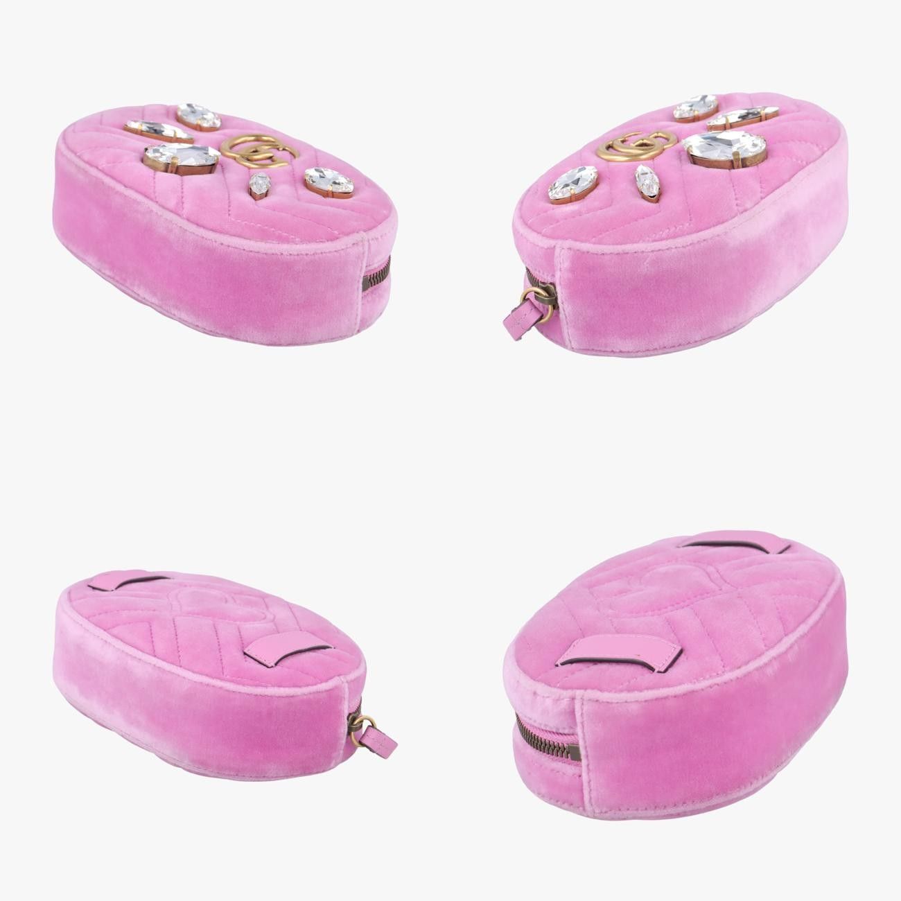 グッチGucciGGマーモントピンクベロア476434B023347388