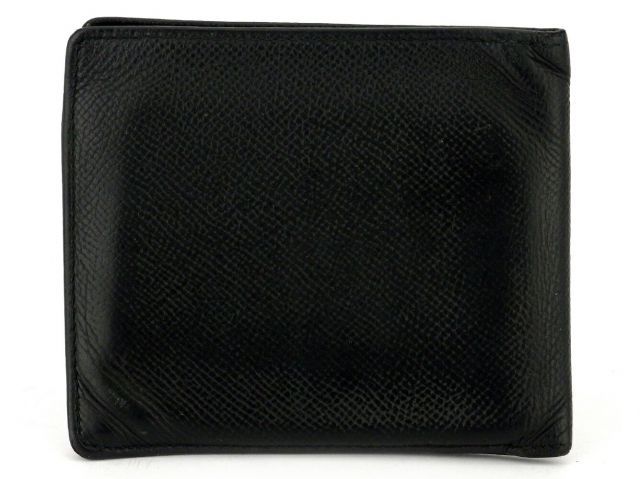 ◼️BVLGARI 二つ折り財布 ブラック レザー ブルガリ 二つ折り財布 財布 メンズ ブルガリブルガリ マン