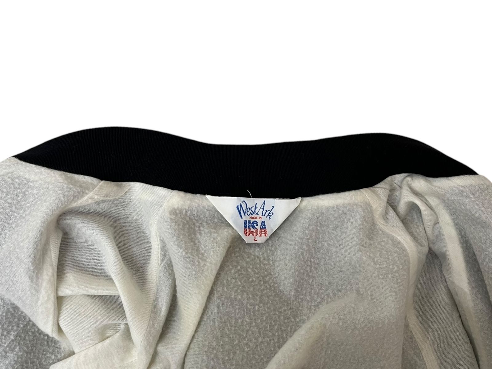 West Ark (ウエストアーク) 90s USA製 古着 サテンスタジャン 裏地付き