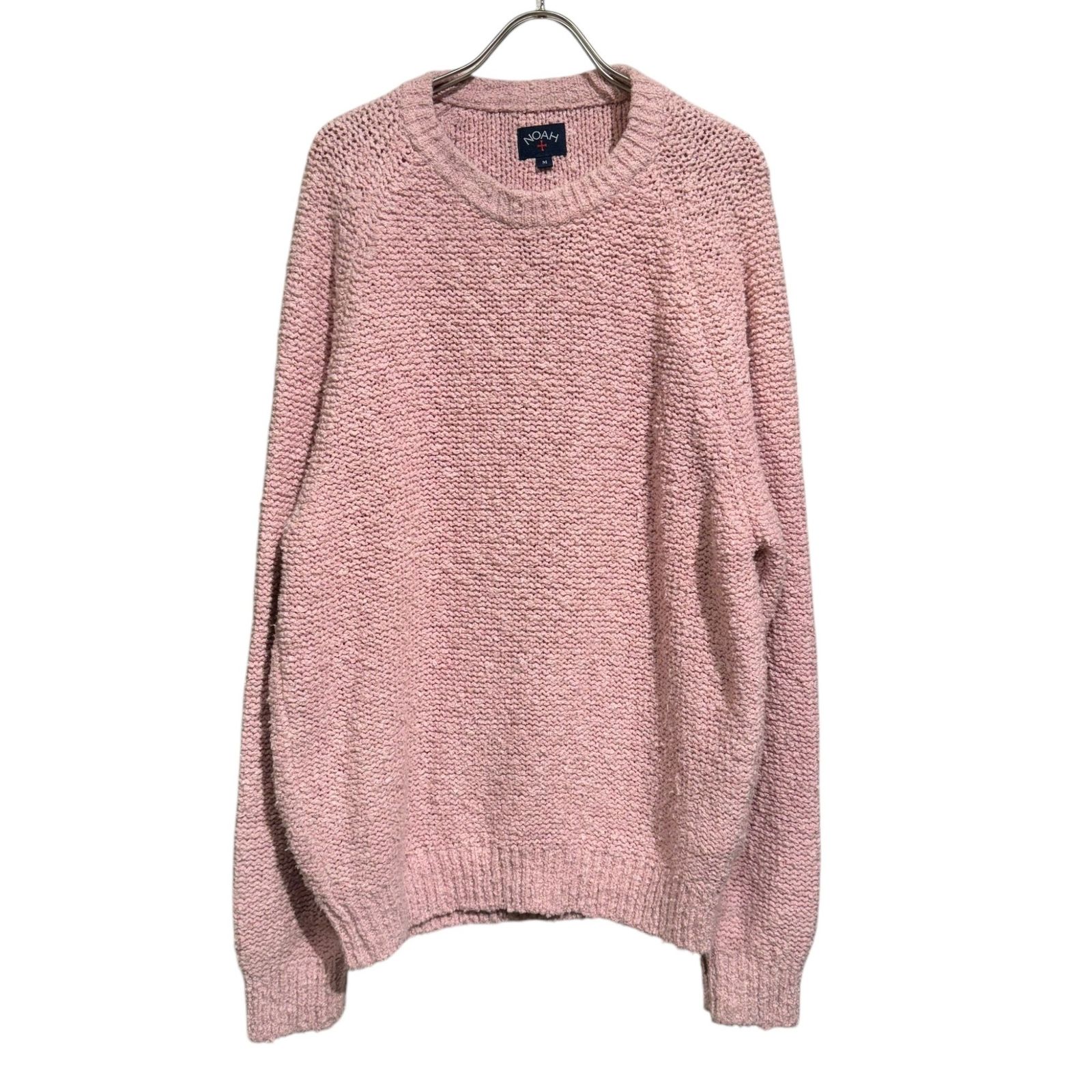 NOAH ノア 25080122000810 Popcorn Yarn Sweater メンズ ピンク M