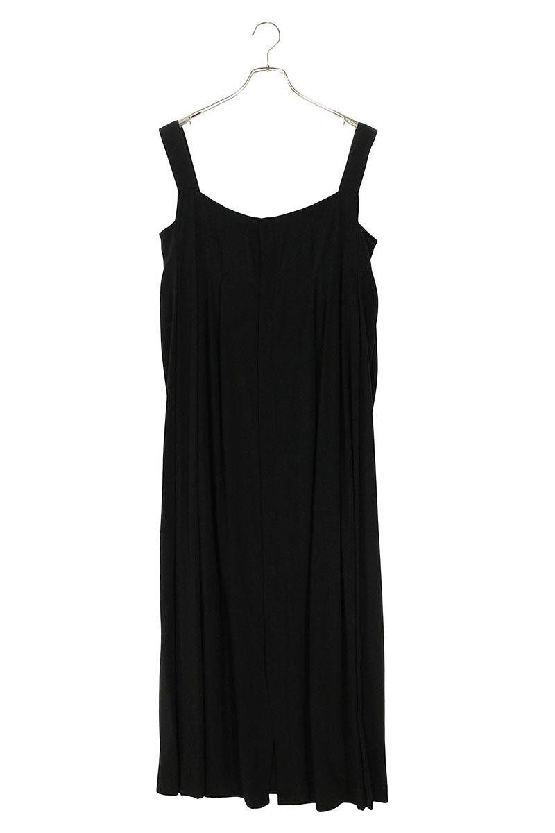 ヨウジヤマモト FJ-D24-401 フロントボタン付きタックワンピース レディース M