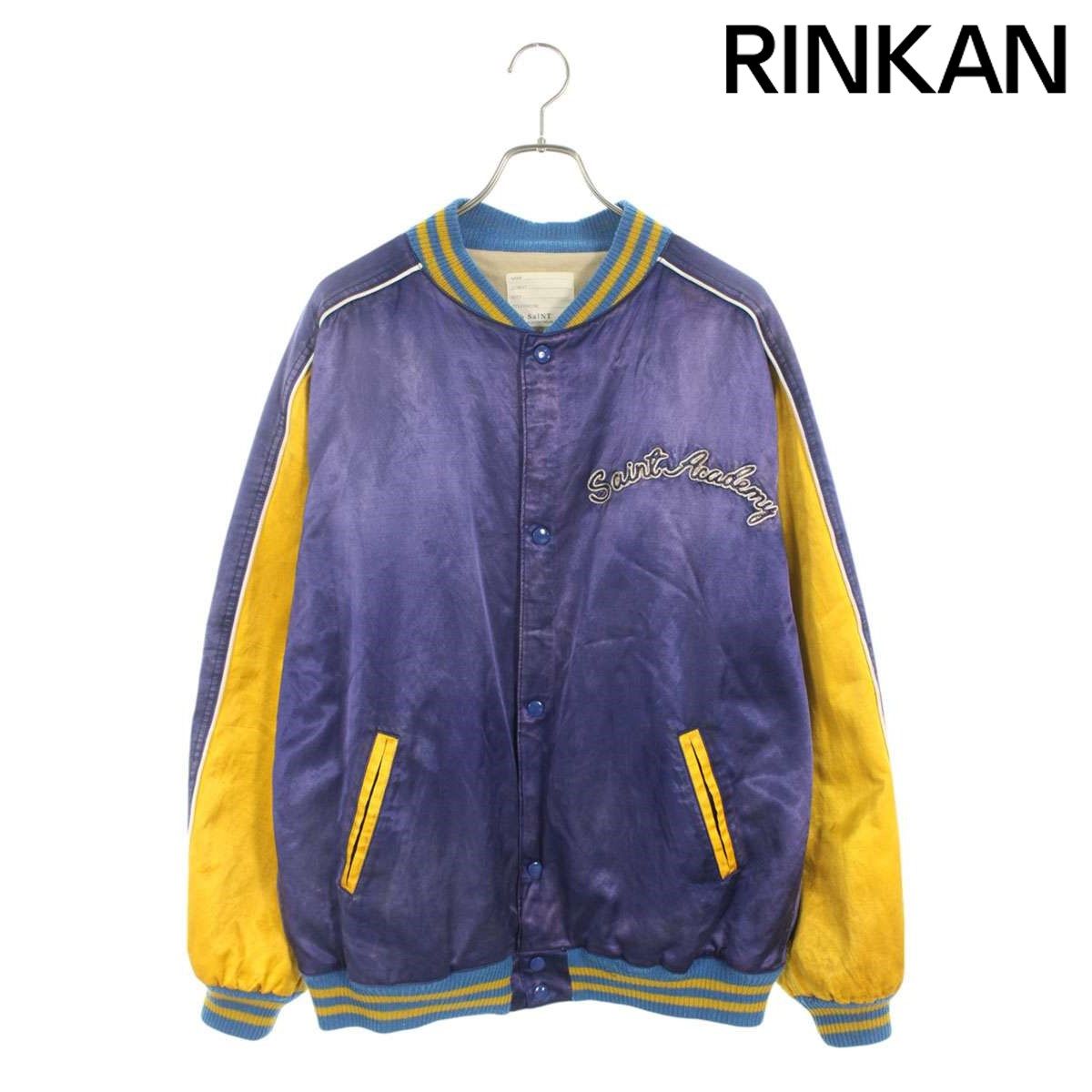 極美品 LAD MUSICIAN 17AW 世界地図 リバーシブルスカジャン L