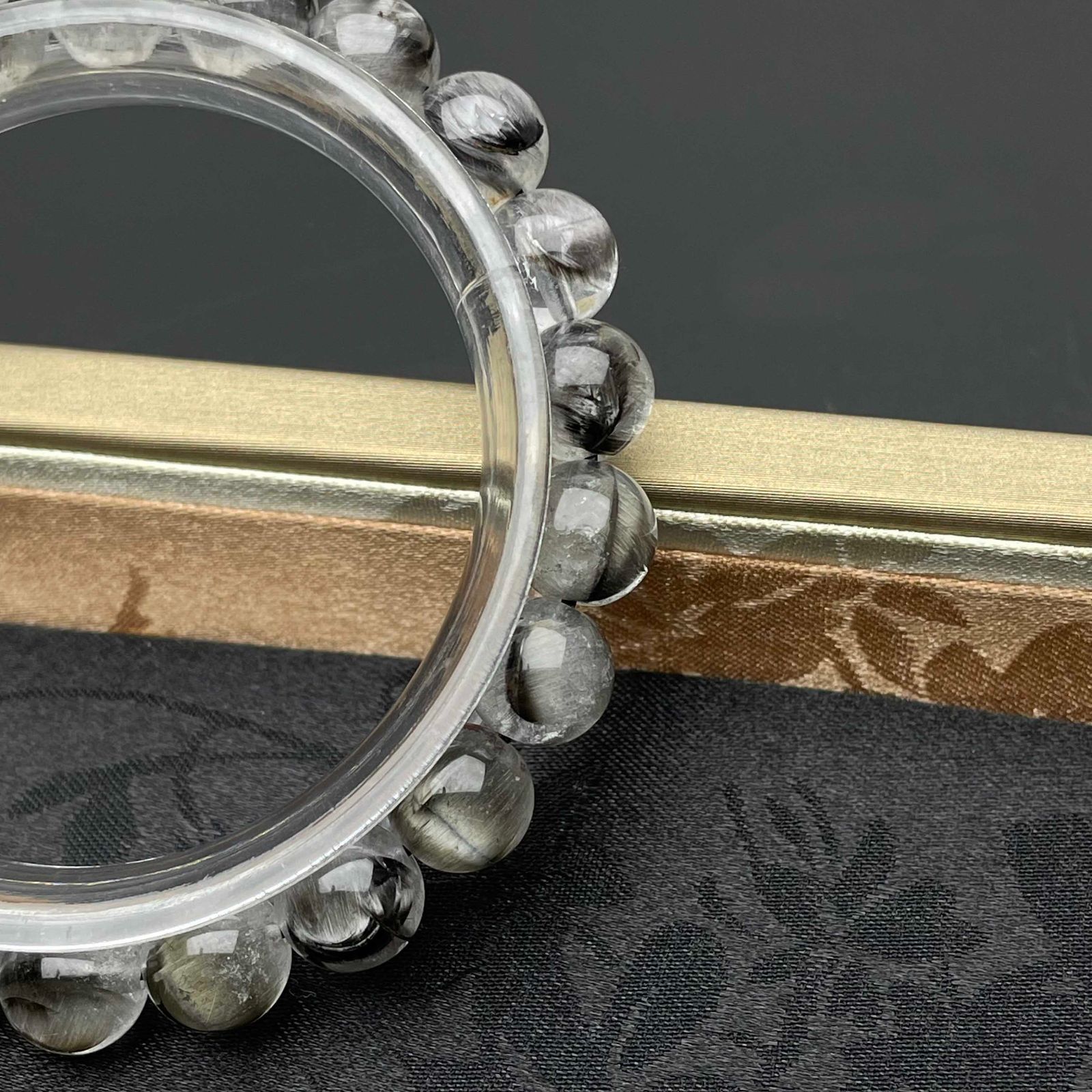 絶賛 EU製 ☆ブルッカイトインクォーツ☆パワーストーン アクセサリー