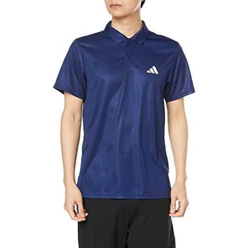 アディダス(adidas) トレイン エッセンシャルズ トレーニング ポロシャツ メンズ BXH40-IB8104 ダークブルー/ホワイト XLサイズ