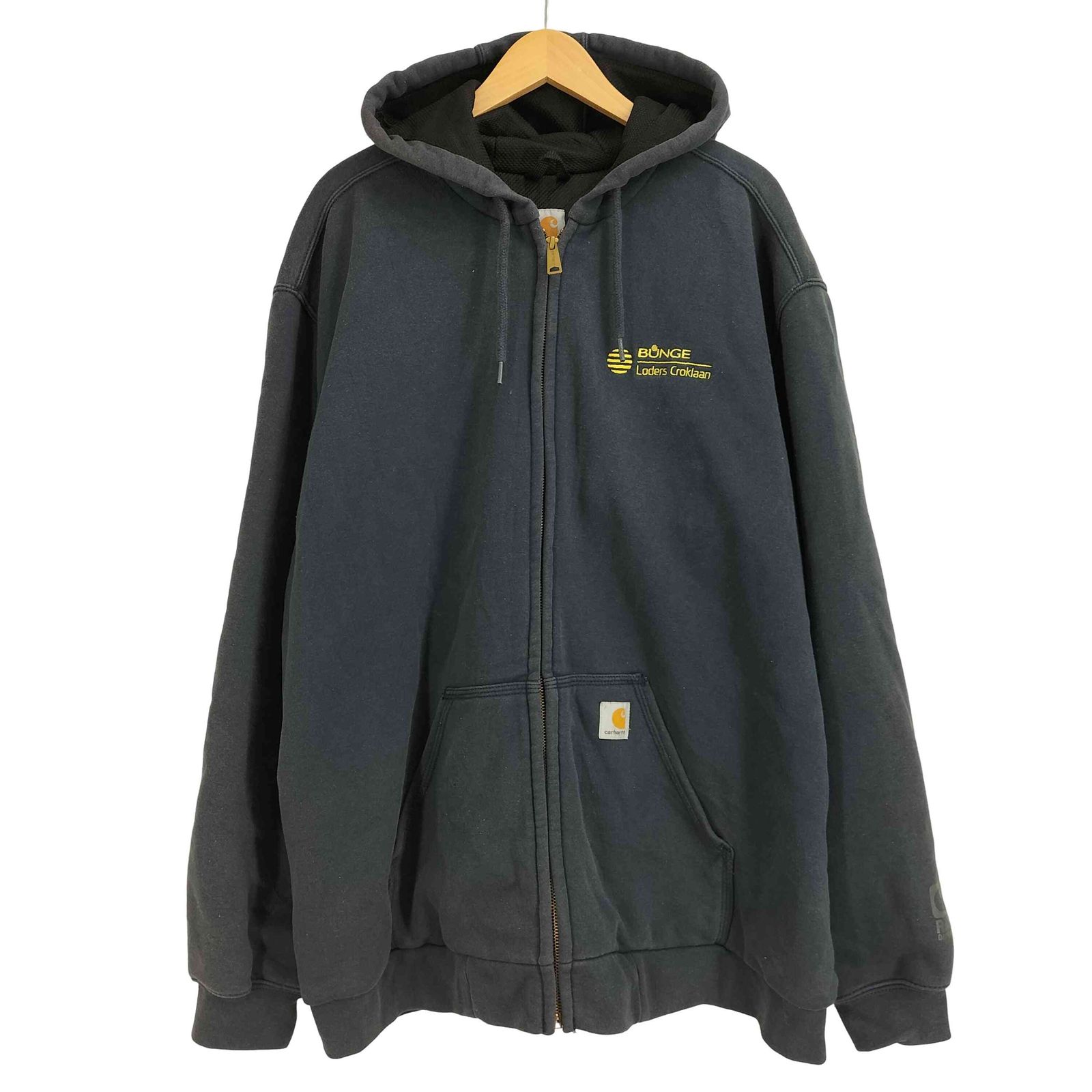 カーハート Carhartt メキシコ製 裏地メッシュ サーマル 企業ロゴ 刺繍 