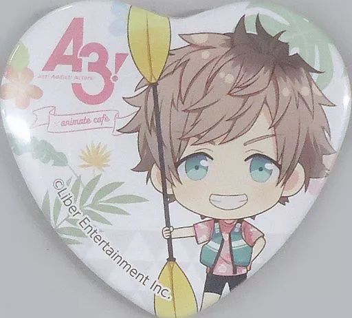 中古】バッジ・ピンズ 皆木綴 「A3!(エースリー)×animatecafe 第6弾