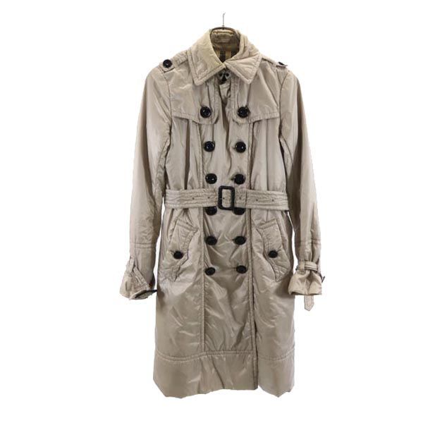 バーバリー 中綿 トレンチコート 38 ベージュ BURBERRY 三陽商会