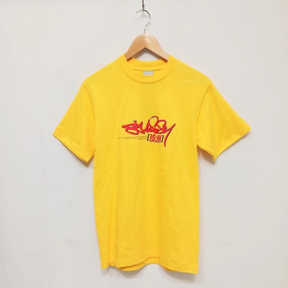 00s 古着 OLD ヴィンテージ デッドストック OLD STUSSY オールドステューシー Tシャツ イエロー - メルカリ